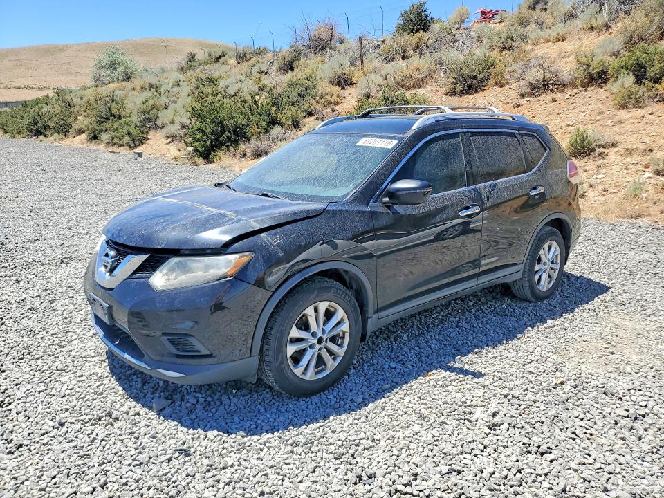 2016 Nissan Rogue VIN KNMAT2MV2GP615969 COPART salvage auction — FRONT END, NV - CERTIFICATE OF TITLE, sold $750 on 2026-07-30 (photo 1)