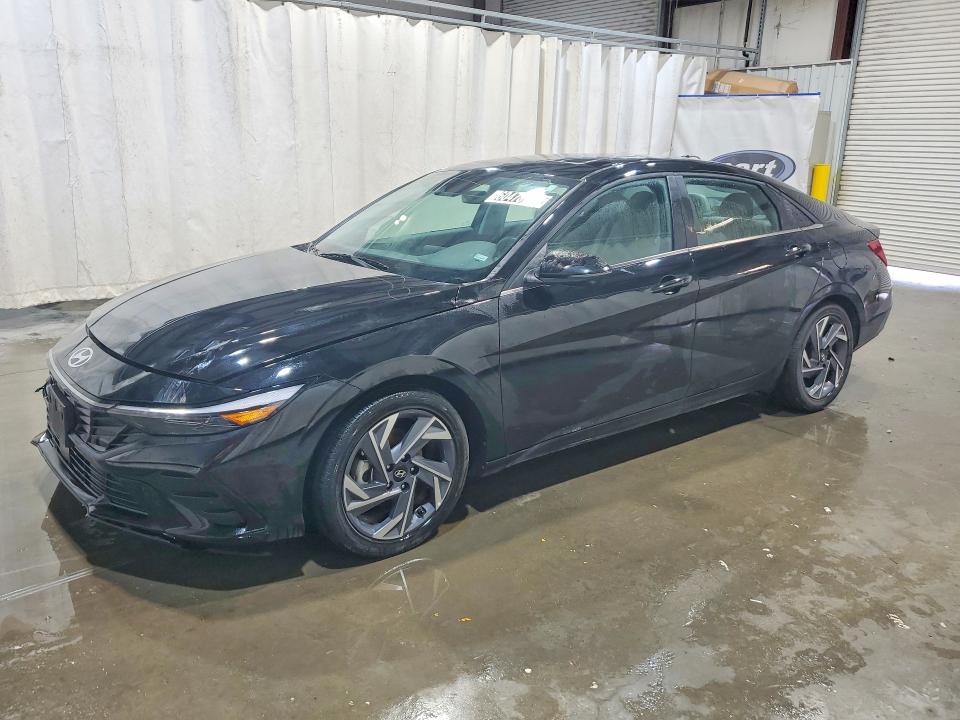 2025 Hyundai Elantra VIN KMHLN4DJ8SU170705 COPART salvage auction — FRONT END, IL - CERTIFICATE OF TITLE (P), sold $13,000 on 2026-07-13 (photo 1)