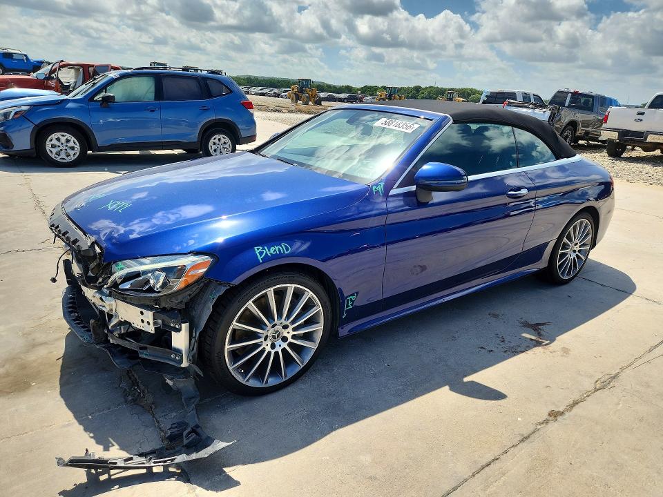 2018 Mercedes-benz C-klasse VIN WDDWK4JB8JF598340 COPART salvage auction — FRONT END, Tx - Certificate Of Title, sold $325 on 2026-08-20 (photo 1)