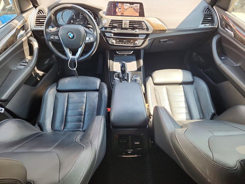 2020 BMW X3 VIN 5UXTY3C0XL9C28981 COPART salvage auction — FRONT END, Tx - Salvage Vehicle Title, sold $6,900 on 2026-07-13 (photo 8)