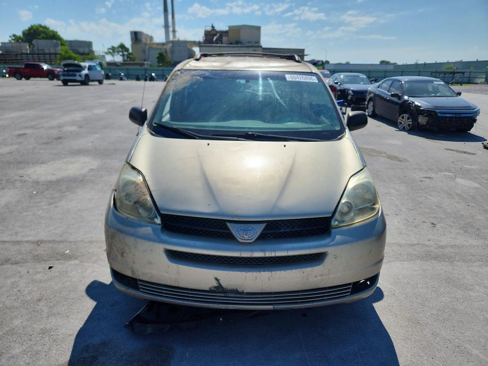2005 Toyota Sienna VIN 5TDZA23C95S233174 COPART salvage auction — SIDE, Ok - Certificate Of Title, sold $575 on 2026-07-10 (photo 5)