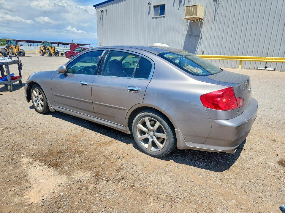 2006 Infiniti G35 VIN JNKCV51E06M511455 COPART salvage auction — FRONT END, Az - Cert Of Title - Salvage, sold $300 on 2026-07-31 (photo 2)