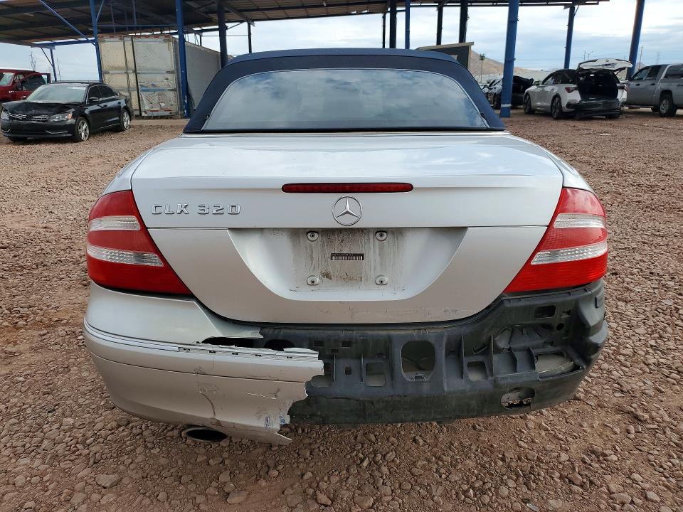 2005 Mercedes-benz Clk-class VIN WDBTK65G95T041313 COPART salvage auction — REAR END, Az - Cert Of Title - Salvage, sold $550 on 2026-07-23 (photo 6)