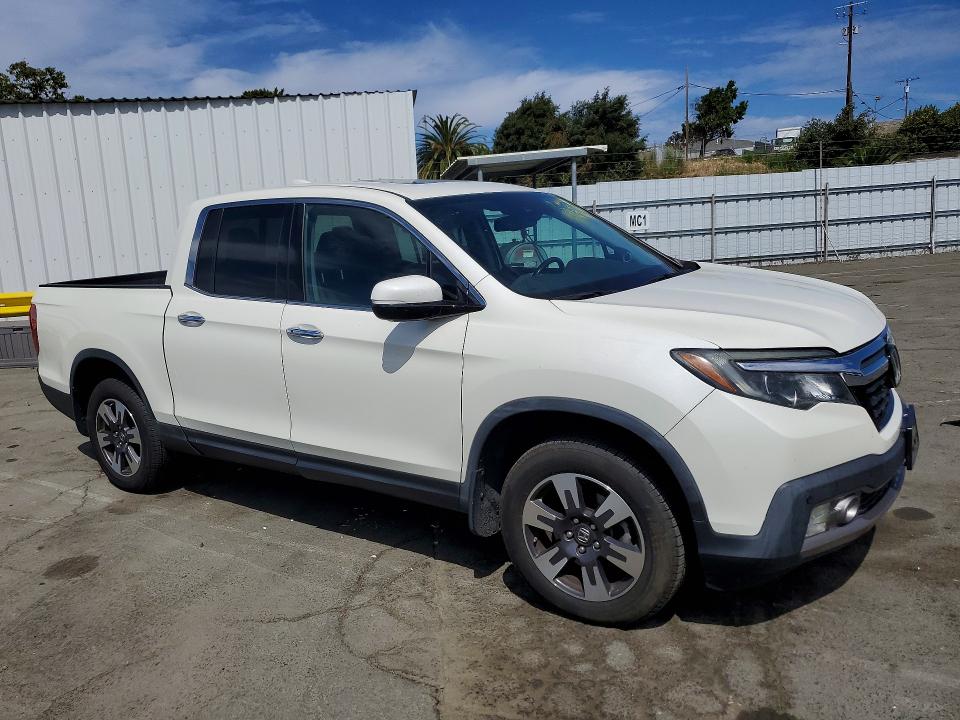 2019 Honda Ridgeline VIN 5FPYK3F78KB001766 COPART salvage auction — FRONT END, Ca - Salvage Certificate, sold $8,000 on 2026-07-24 (photo 4)