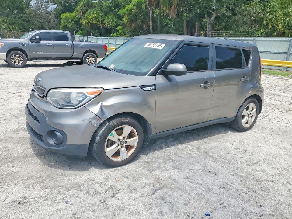 2018 Kia Soul VIN KNDJN2A27J7610990 COPART salvage auction — FRONT END, Salvage Title, sold $1,600 on 2026-07-15 (photo 1)