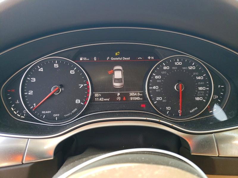2018 Audi A6 VIN WAUG8AFC2JN071717 COPART salvage auction — FRONT END, Ct - Cert Of Title-Salvage, sold $475 on 2026-07-31 (photo 9)