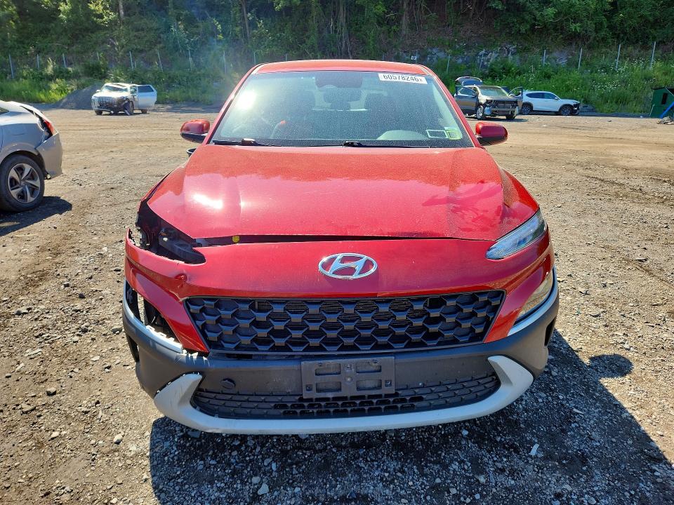 2022 Hyundai Kona VIN KM8K2CAB9NU776501 COPART salvage auction — FRONT END, NY - MV-907A SALVAGE CERTIFICATE, sold $1,150 on 2026-07-23 (photo 5)