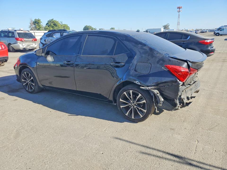 2017 Toyota Corolla VIN 5YFBURHE0HP634220 COPART salvage auction — REAR END, Ca - Salvage Certificate, sold $1,800 on 2026-07-10 (photo 2)