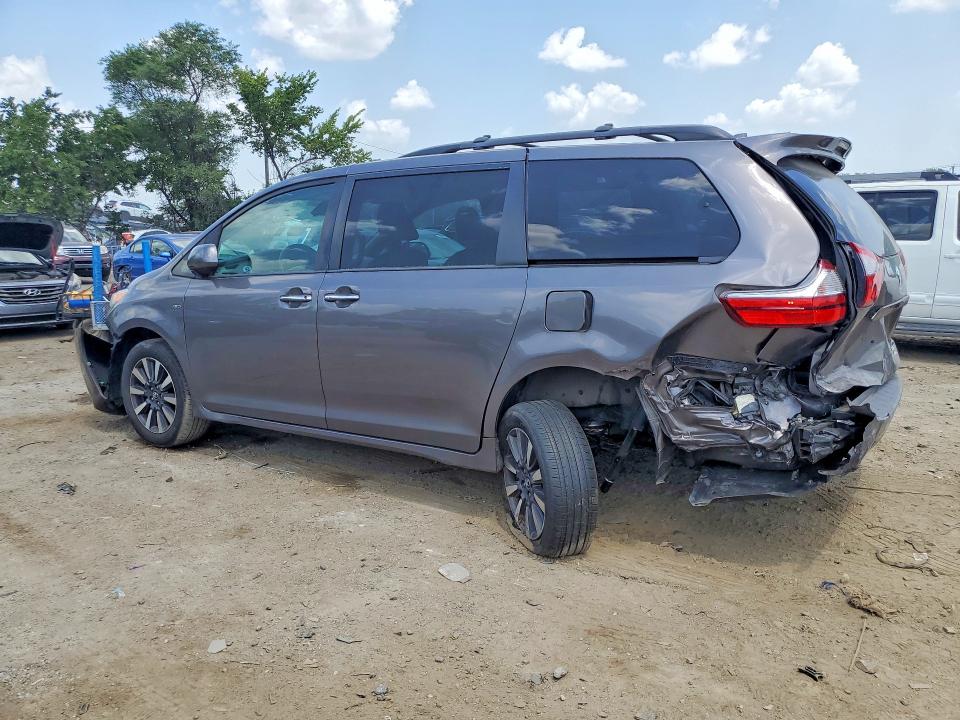 2018 Toyota Sienna VIN 5TDDZ3DC5JS199686 COPART salvage auction — REAR END, Md - Cert Of Salvage > 75% Damage, sold $3,400 on 2026-07-14 (photo 2)