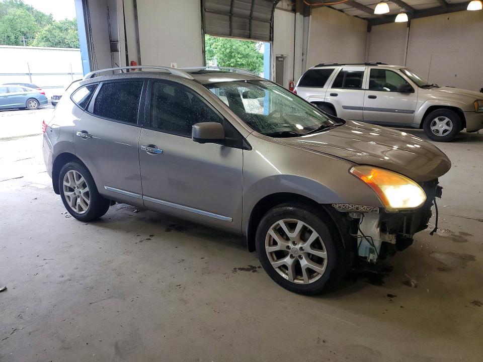 2012 Nissan Rogue VIN JN8AS5MV9CW354672 COPART salvage auction — FRAME DAMAGE, VA - CERTIFICATE OF TITLE, sold $125 on 2026-07-28 (photo 4)