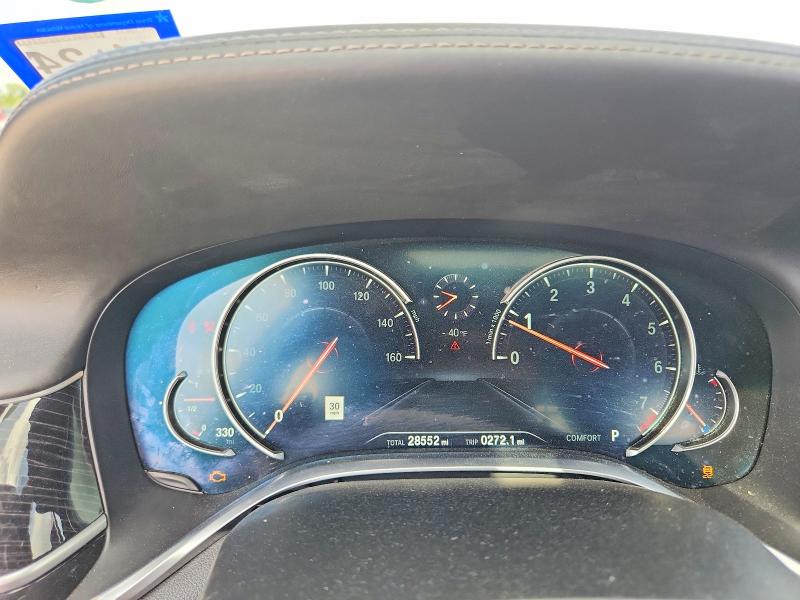 2019 BMW 7 series VIN WBA7F0C50KGM25469 COPART salvage auction — ALL OVER, Tx - Salvage Vehicle Title, sold $2,850 on 2026-07-24 (photo 9)