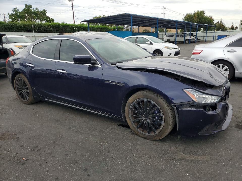 2015 Maserati Ghibli VIN ZAM57RTA3F1133215 COPART salvage auction — FRONT END, Ca - Salvage Certificate, sold $1,750 on 2026-08-04 (photo 4)