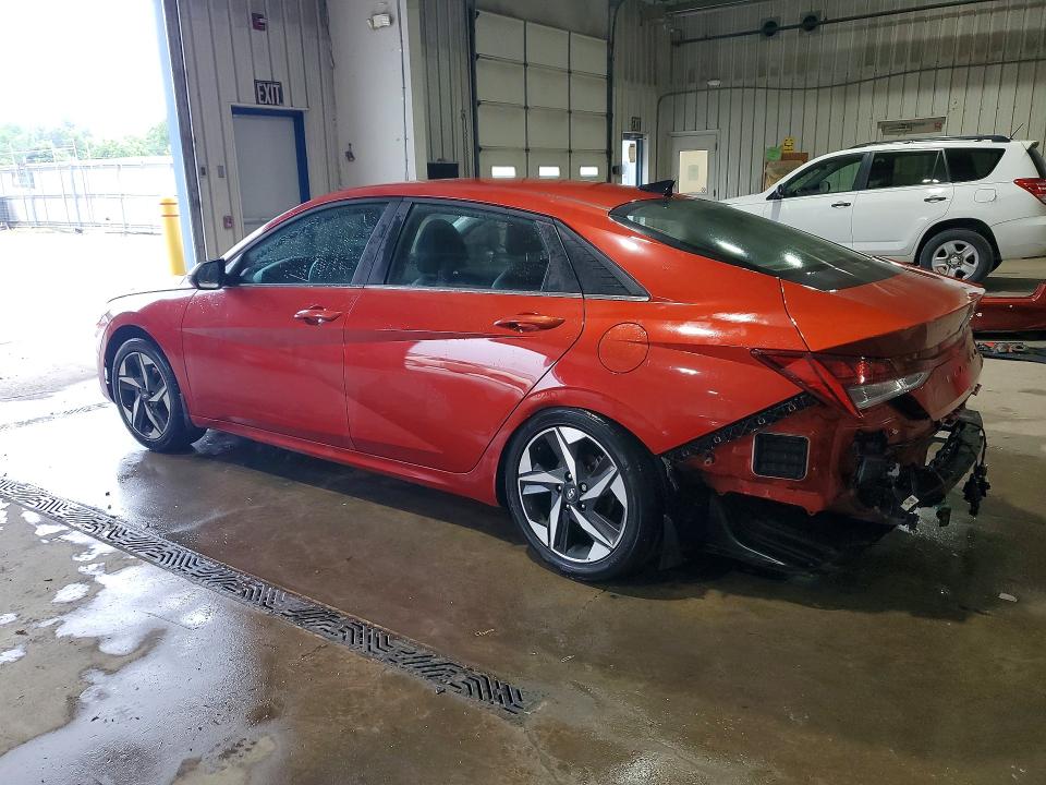 2022 Hyundai Elantra VIN KMHLP4AG0NU333418 COPART salvage auction — SIDE, Wv - Salvage Certificate, sold $1,900 on 2026-07-30 (photo 2)