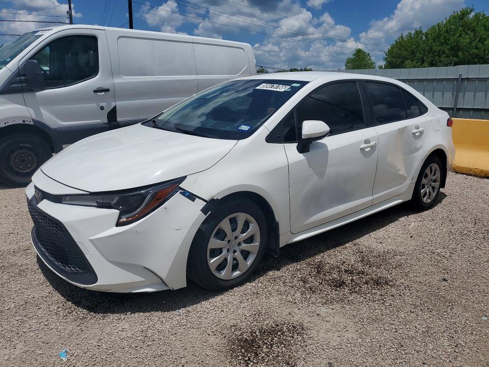 2022 Toyota Corolla VIN JTDEPMAE5N3016459 COPART salvage auction — MINOR DENT/SCRATCHES, Tx - Certificate Of Title, sold $10,900 on 2026-07-16 (photo 1)