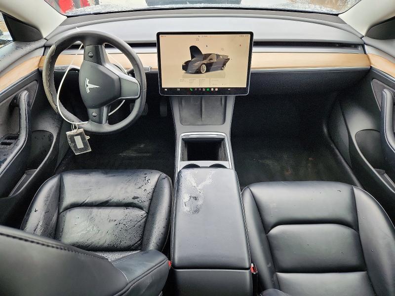 2022 Tesla Model 3 VIN 5YJ3E1EAXNF369303 COPART salvage auction — FRONT END, NM - CERTIFICATE OF TITLE, sold $9,000 on 2026-07-27 (photo 8)