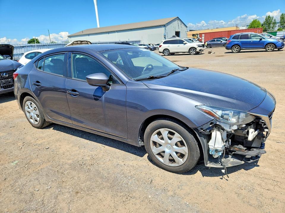 2015 Mazda 3 VIN 3MZBM1U74FM216382 COPART salvage auction — FRONT END, ON - PERMIT NO BRAND - UNFIT, sold $400 on 2026-07-23 (photo 4)