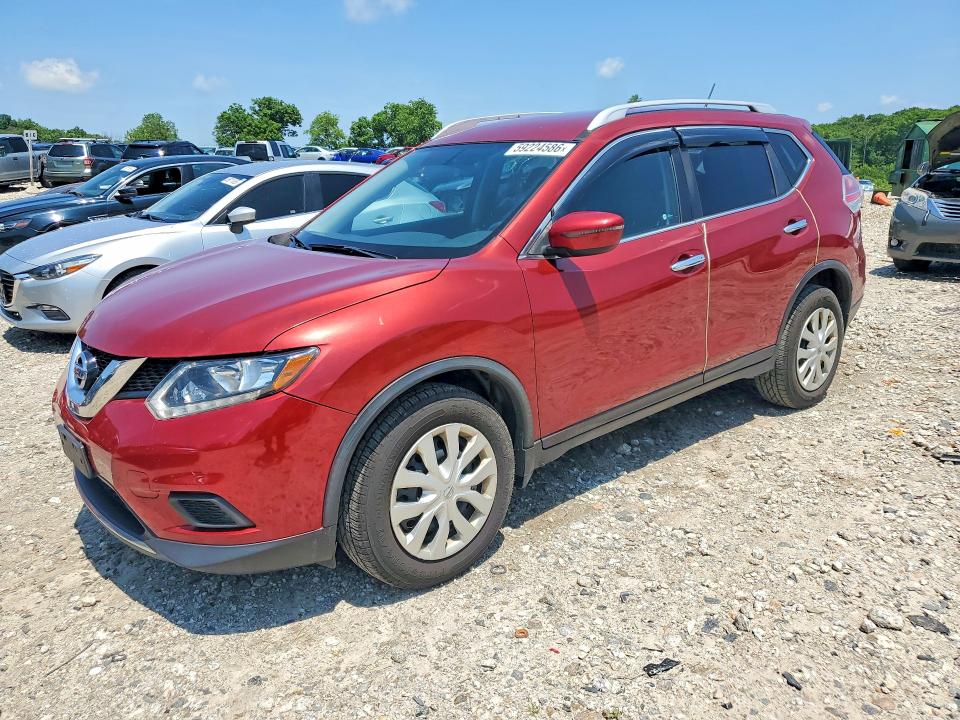 2016 Nissan Rogue VIN JN8AT2MV8GW142380 COPART salvage auction — MECHANICAL, Ma - Certificate Of Title, sold $1,500 on 2026-07-20 (photo 1)