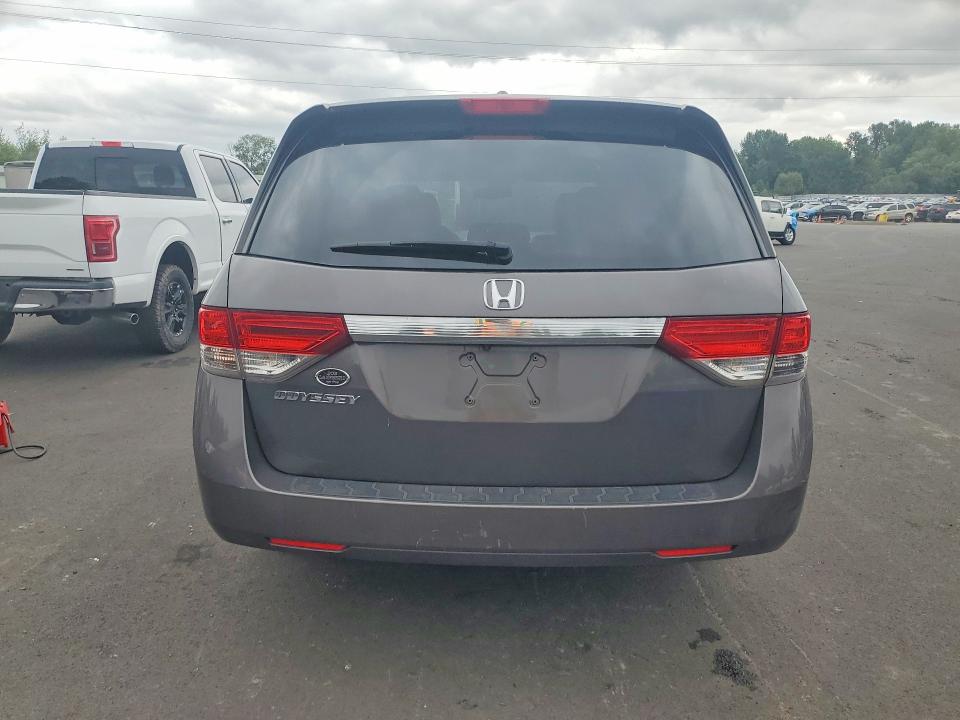 2015 Honda Odyssey VIN 5FNRL5H65FB017245 COPART salvage auction — NORMAL WEAR, Salvage Title, sold $1,050 on 2026-07-28 (photo 6)