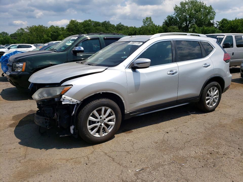 2019 Nissan Rogue VIN KNMAT2MV6KP503183 COPART salvage auction — FRONT END, Ct - Cert Of Title-Salvage, sold $3,000 on 2026-07-17 (photo 1)