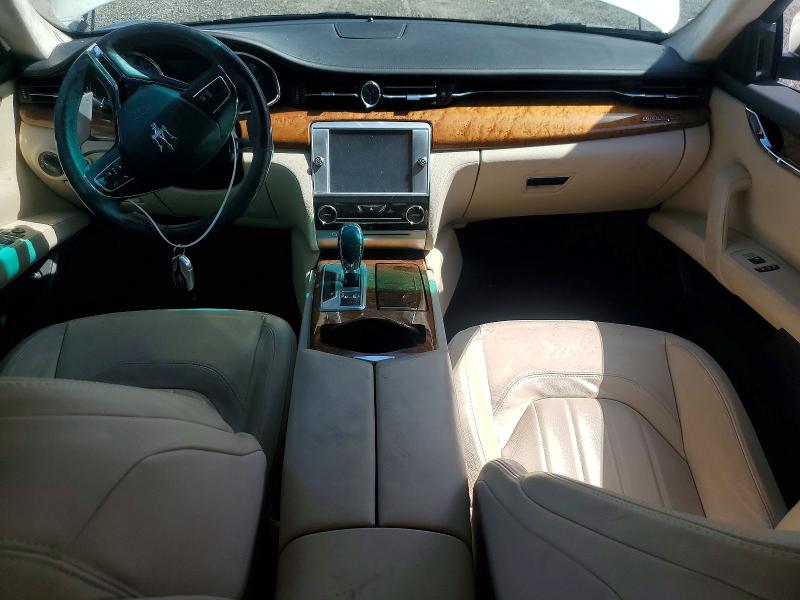 2015 Maserati Quattroporte VIN ZAM56RRA5F1129662 COPART salvage auction — SIDE, Salvage Title, sold $1,950 on 2026-08-03 (photo 8)