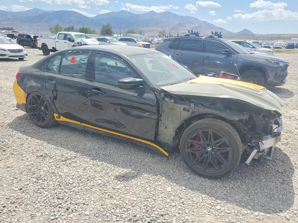 2022 BMW M3 VIN WBS43AY04NFM22983 COPART salvage auction — FRONT END, In - Cert Of Title-Salvage Title (P), sold $15,300 on 2026-07-31 (photo 4)