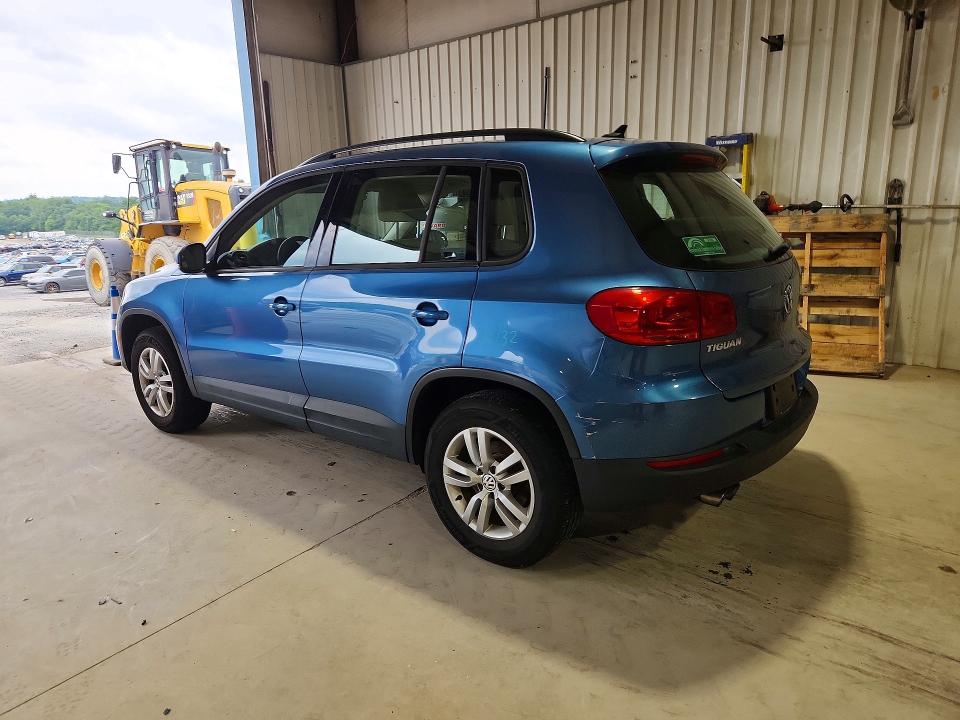 2017 Volkswagen Tiguan VIN WVGBV7AX2HW501040 COPART salvage auction — SIDE, PA - CERTIFICATE OF SALVAGE, sold $2,000 on 2026-07-31 (photo 2)