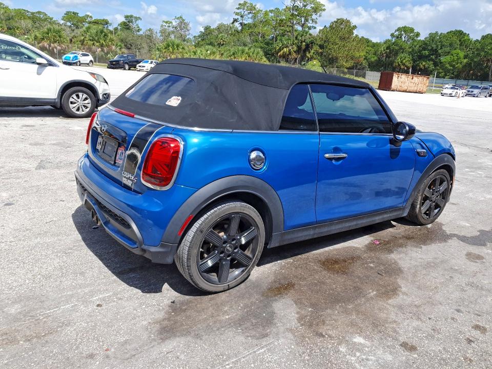 2022 Mini Cooper VIN WMW43DL01N3N81362 COPART salvage auction — FRONT END, Fl - Cert Of Title Slvg Rebuildable, sold $5,300 on 2026-08-12 (photo 3)