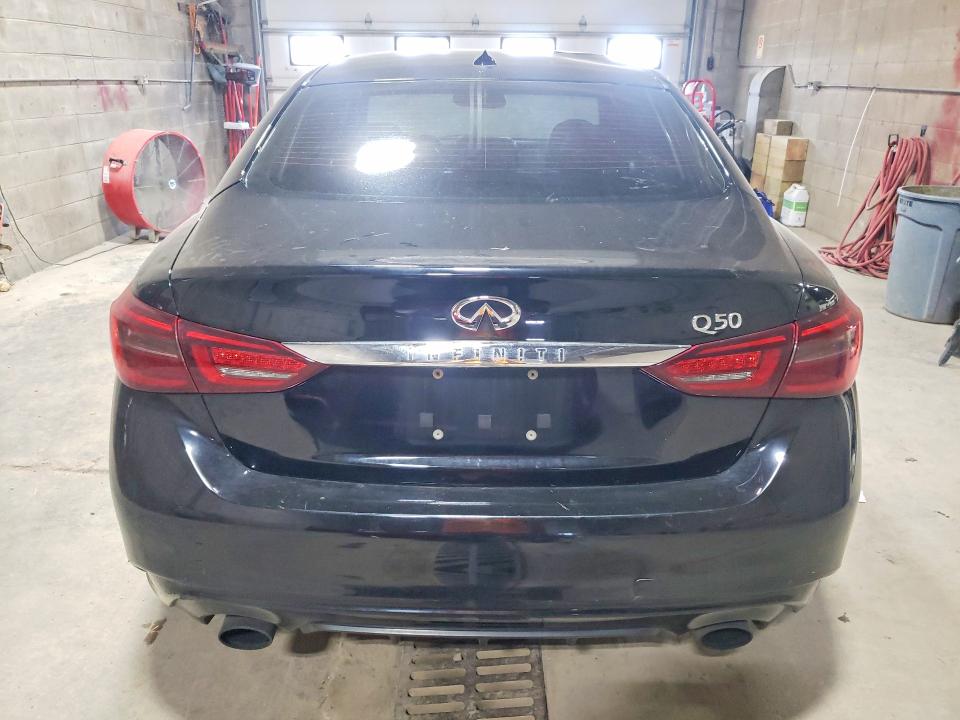 2018 Infiniti Q50 VIN JN1EV7AP5JM591161 COPART salvage auction — MECHANICAL, Mn - Cert Of Title-Prior Salvage, sold $1,200 on 2026-07-30 (photo 6)