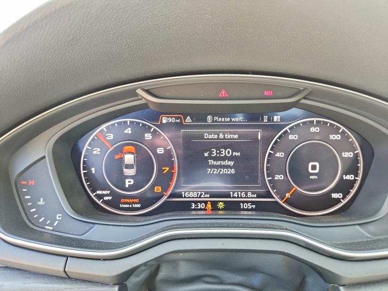 2018 Audi VIN WAUENAF40JA107484 COPART salvage auction — FRONT END, Ma - Cert Of Title-Salvage, sold $3,650 on 2026-07-09 (photo 9)