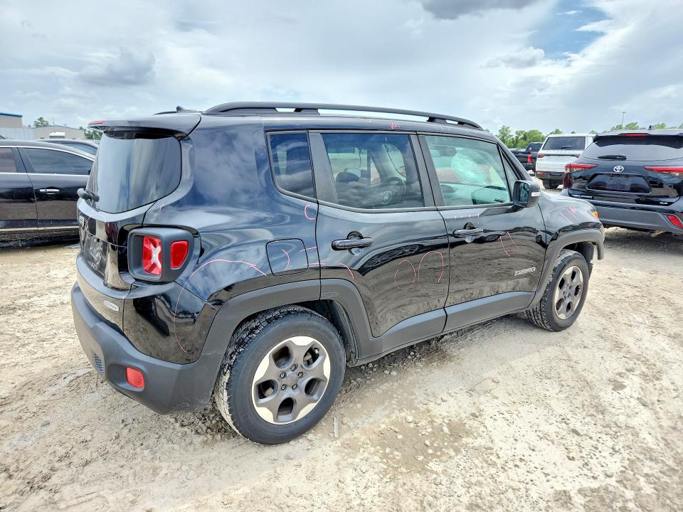 2015 Jeep Renegade VIN ZACCJABH0FPB62254 COPART salvage auction — FRONT END, TX - SALVAGE VEHICLE TITLE (P), sold $1,350 on 2026-07-31 (photo 3)