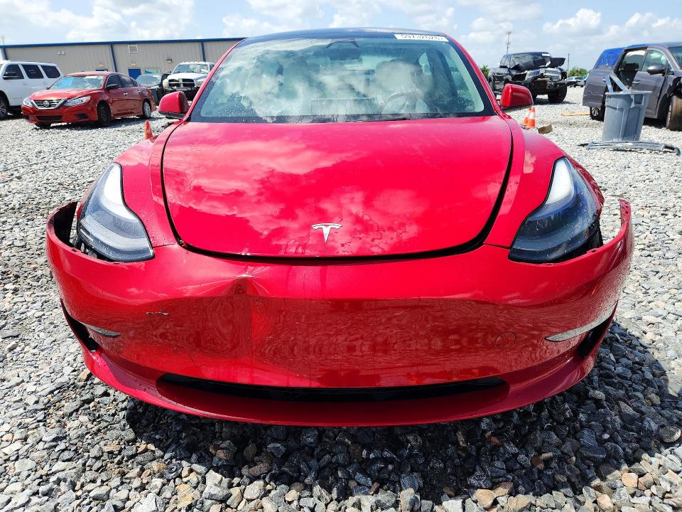 2022 Tesla Model 3 VIN 5YJ3E1EAXNF154164 COPART salvage auction — REAR END, FL - CERTIFICATE OF DESTRUCTION, sold $3,200 on 2026-07-28 (photo 5)
