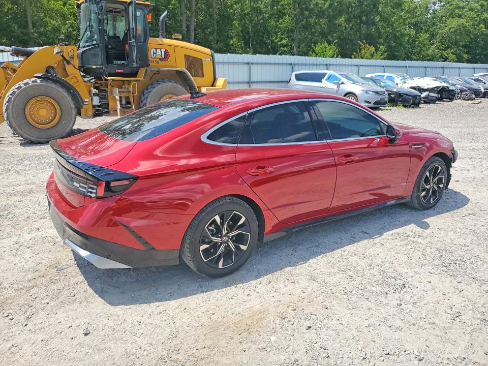 2025 Hyundai Sonata VIN KMHL64JA4SA432271 COPART salvage auction — FRONT END, Ga - Cert Of Title-Salvage, sold $6,700 on 2026-07-14 (photo 3)