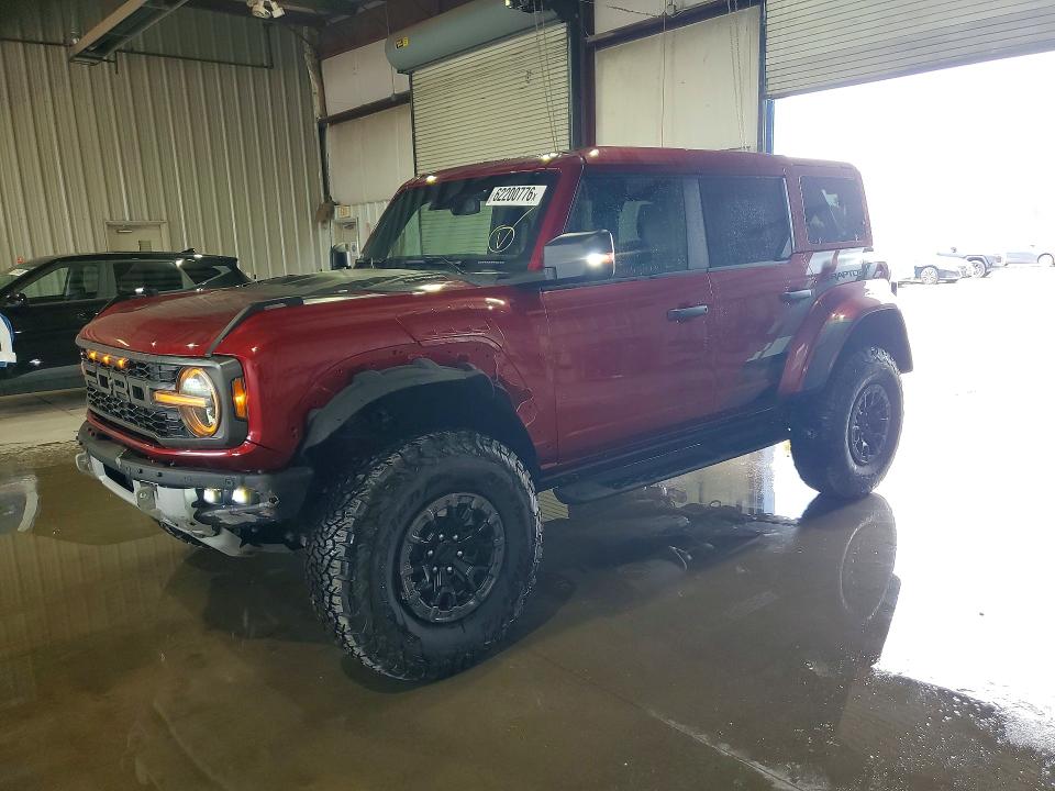 2025 Ford Bronco VIN 1FMEE0RR9SLB11183 COPART salvage auction — FRONT END, Ny - Mv-907A Salvage Certificate, sold $57,500 on 2026-07-28 (photo 1)