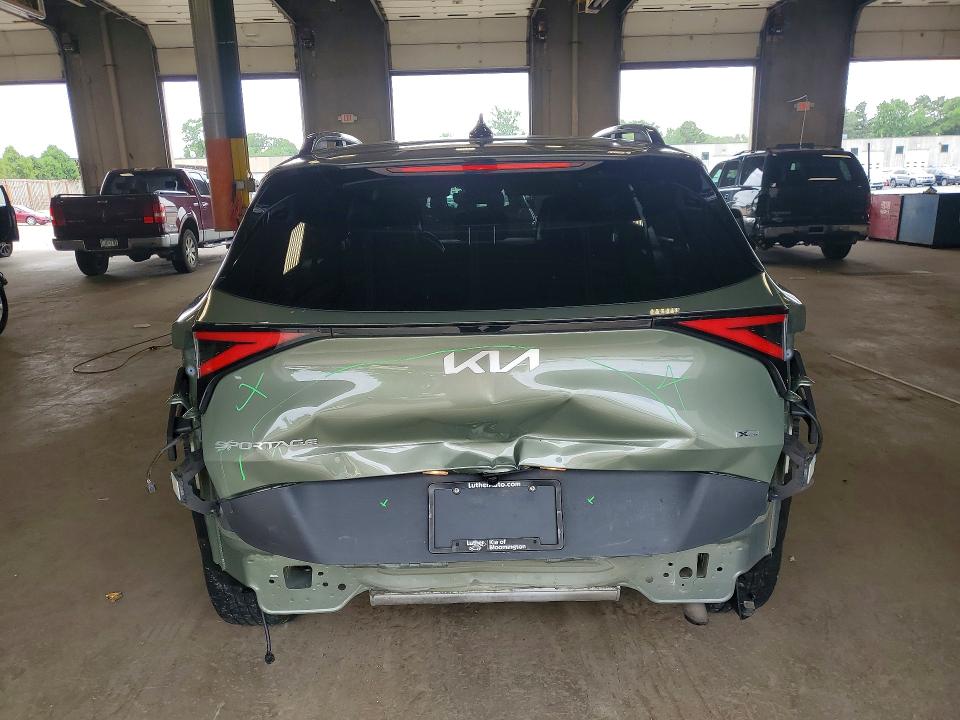 2023 Kia Sportage VIN 5XYK6CAF2PG056862 COPART salvage auction — REAR END, Salvage Title, sold $8,100 on 2026-07-23 (photo 6)