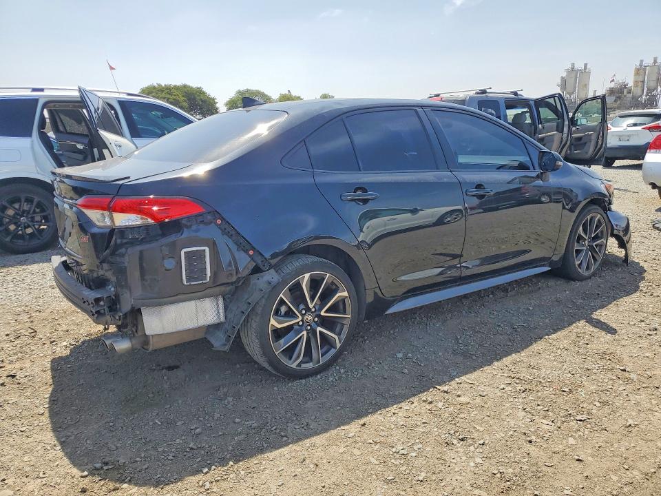 2020 Toyota Corolla VIN JTDS4RCE1LJ019177 COPART salvage auction — REAR END, Ca - Salvage Certificate, sold $6,000 on 2026-07-31 (photo 3)