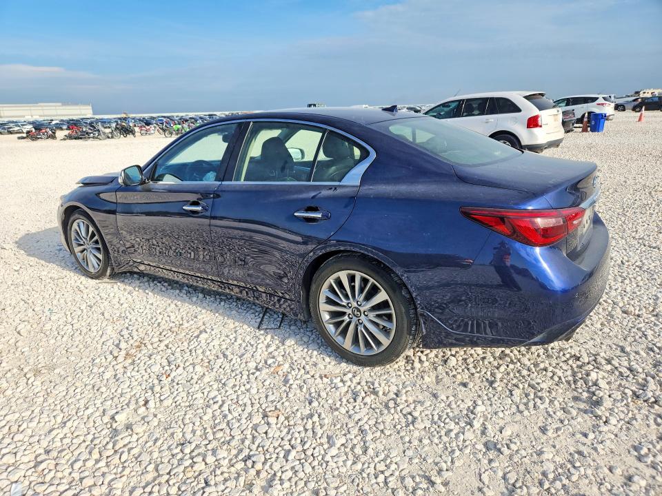 2021 Infiniti Q50 VIN JN1EV7BP5MM701922 COPART salvage auction — FRONT END, Tx - Salvage Vehicle Title, sold $5,800 on 2026-07-16 (photo 2)