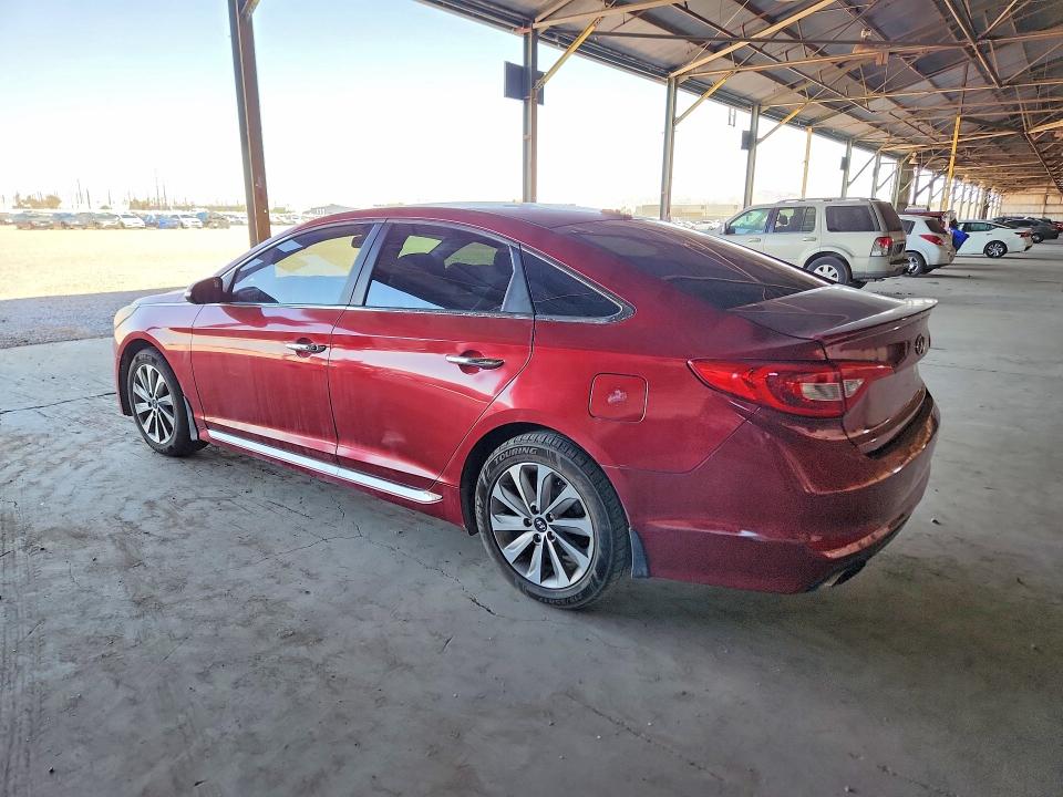 2016 Hyundai Sonata VIN 5NPE34AF1GH419821 COPART salvage auction — MECHANICAL, Az - Certificate Of Title, sold $1,200 on 2026-07-29 (photo 2)