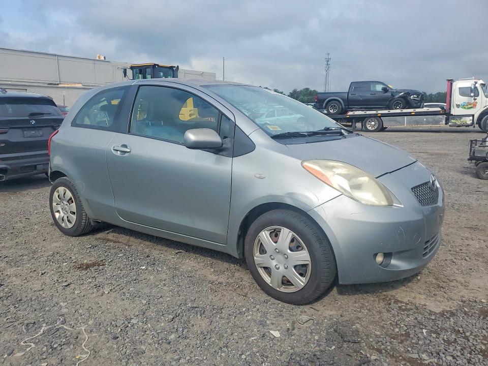 2007 Toyota Yaris VIN JTDJT923875095380 COPART salvage auction — REAR END, Va - Cert Of Title - Salvage, sold $1,000 on 2026-07-15 (photo 4)