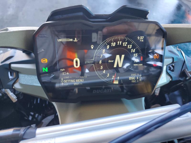 2023 Ducati Panigale VIN ZDMDAGWW1PB003950 COPART salvage auction — FRONT END, Ca - Salvage Certificate, sold $18,400 on 2026-08-27 (photo 7)