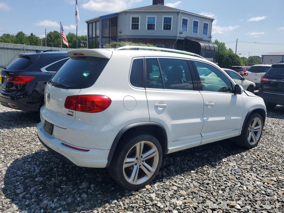 2016 Volkswagen Tiguan VIN WVGBV7AX2GW609107 COPART salvage auction — REAR END, Wv - Salvage Certificate, sold $1,250 on 2026-07-27 (photo 3)