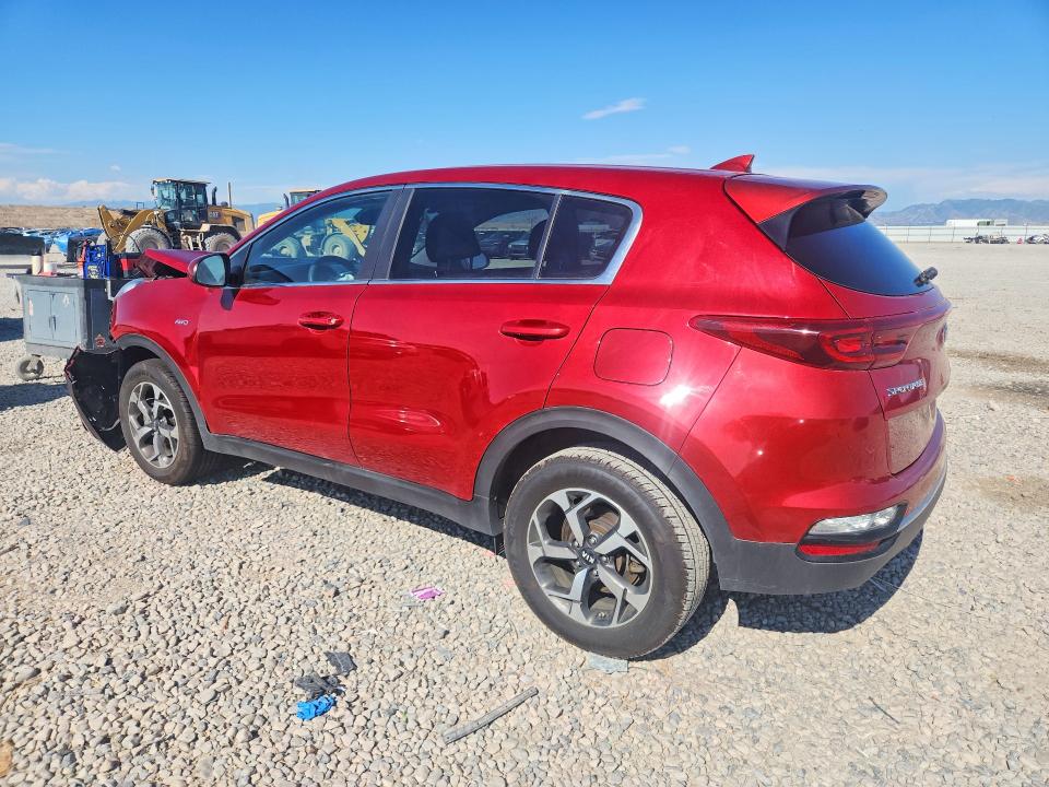 2022 Kia Sportage VIN KNDPMCAC5N7980756 COPART salvage auction — FRONT END, Ut - Salvage Certificate, sold $3,000 on 2026-08-28 (photo 2)