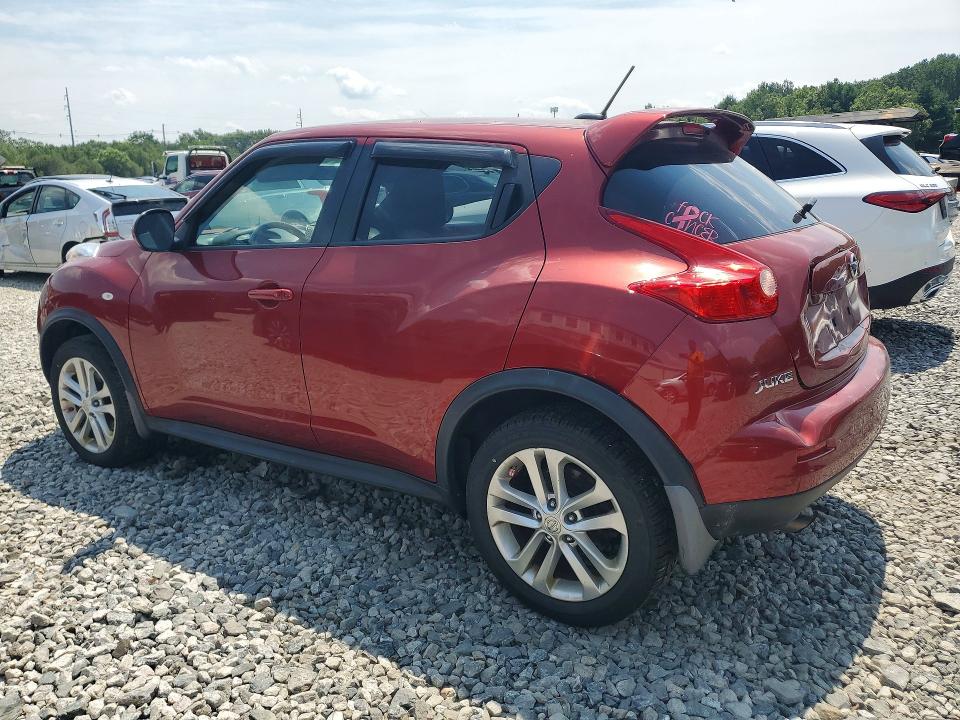 2013 Nissan Juke VIN JN8AF5MV5DT206185 COPART salvage auction — REAR END, MA - CERT OF TITLE-RECONSTRCTD COLL, sold $375 on 2026-07-22 (photo 2)