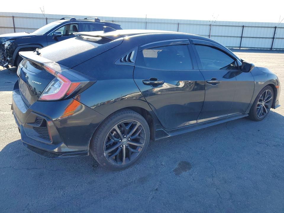 2021 Honda Civic VIN SHHFK7H42MU410809 COPART salvage auction — FRONT END, Ca - Salvage Certificate, sold $4,000 on 2026-07-20 (photo 3)