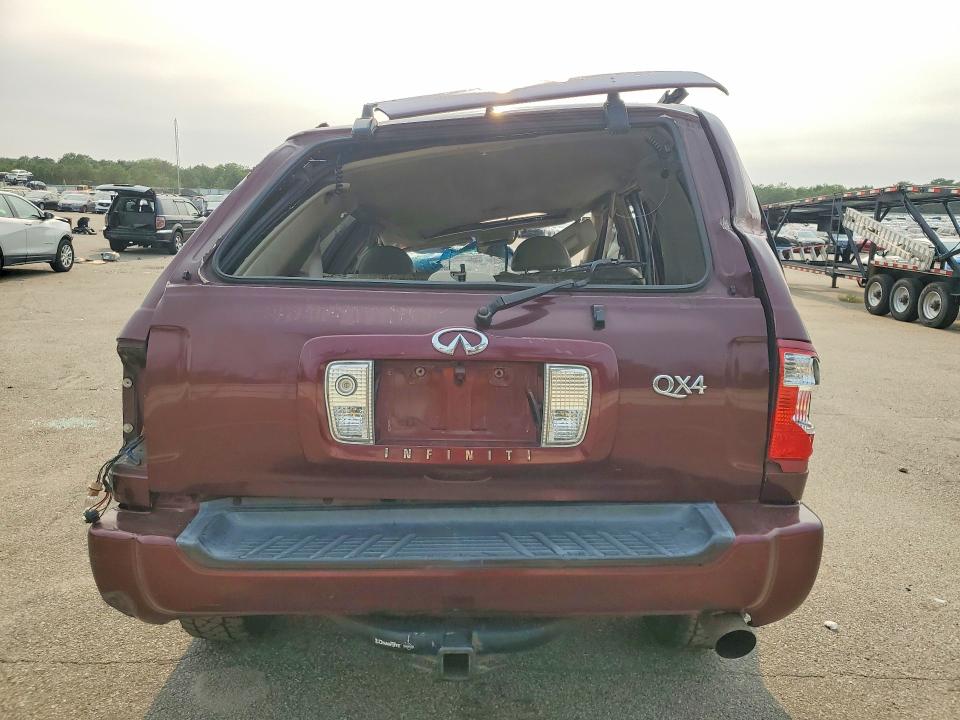 2002 Infiniti Qx4 VIN JNRDR09Y72W253705 COPART salvage auction — ROLLOVER, NY - MV-907A SALVAGE CERTIFICATE, sold $400 on 2026-07-20 (photo 6)