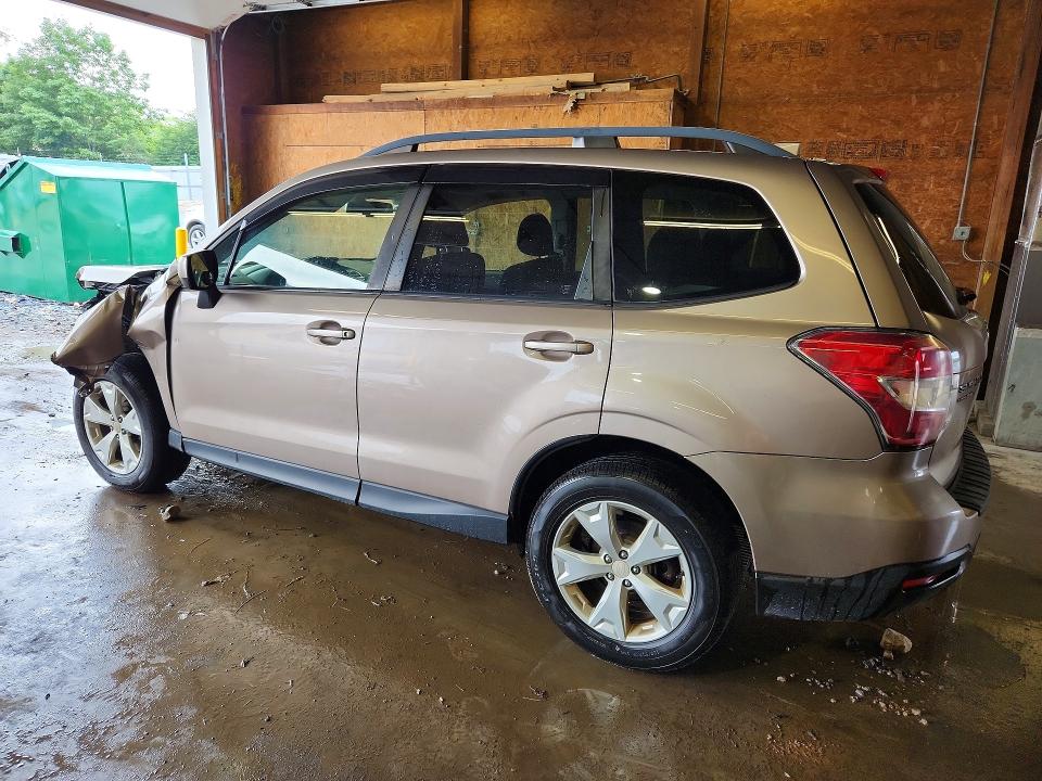 2016 Subaru Forester VIN JF2SJAGC2GH561387 COPART salvage auction — FRONT END, Pa - Certificate Of Salvage, sold $875 on 2026-07-16 (photo 2)