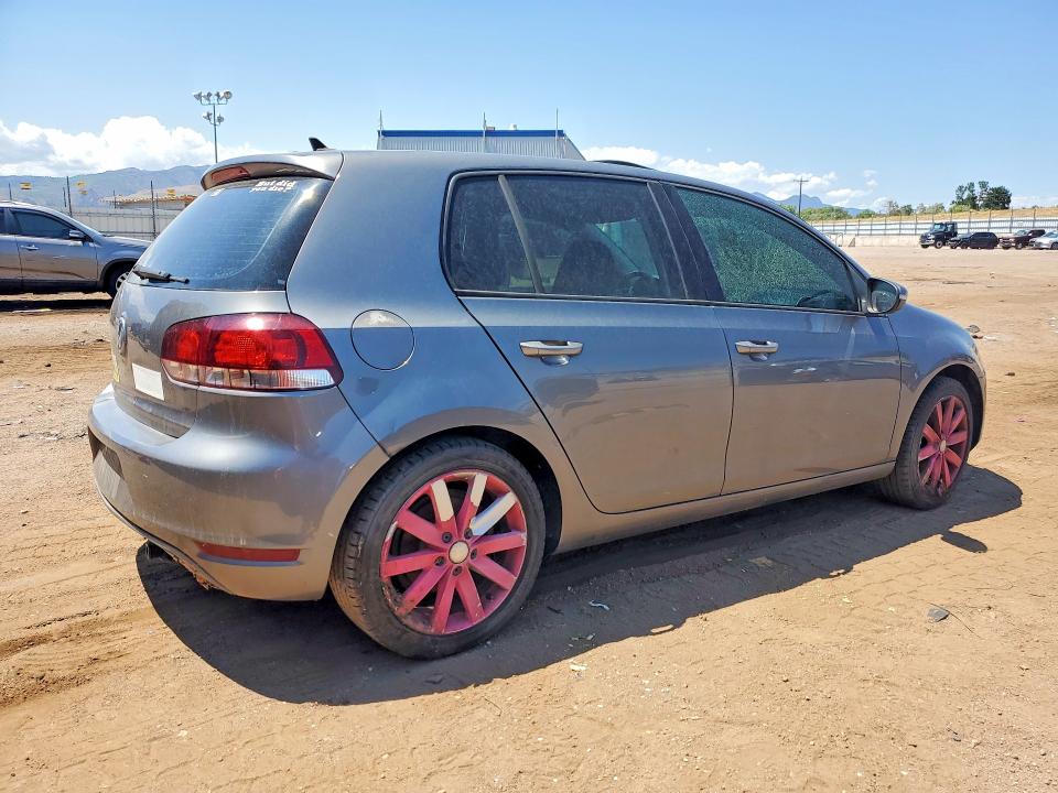 2011 Volkswagen Golf VIN WVWDM7AJ3BW035704 COPART salvage auction — REAR END, CO - DIS/DLR/EXP ONLY CLEAN TITLE, sold $575 on 2026-07-27 (photo 3)