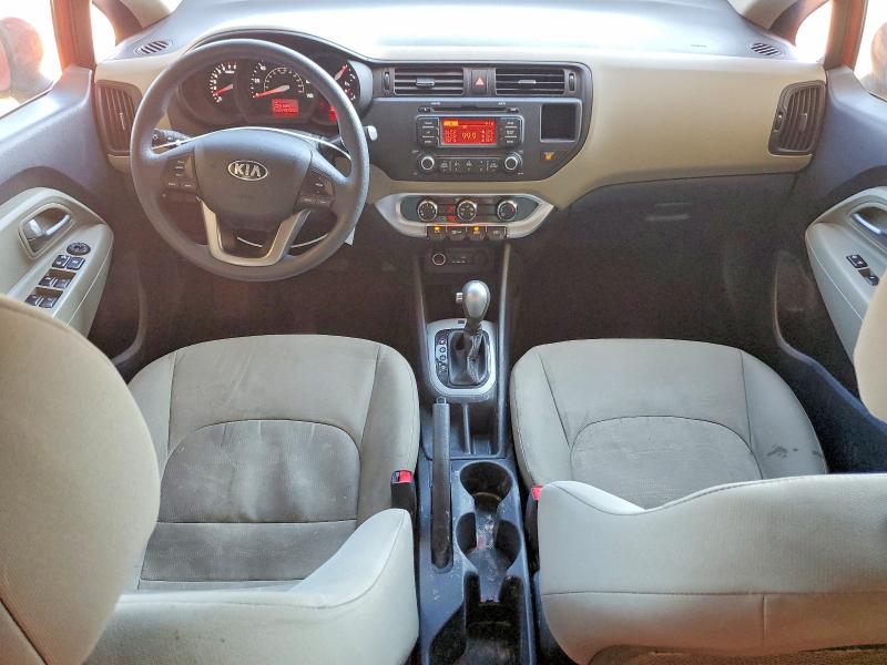 2015 Kia Rio VIN KNADM4A39F6505091 COPART salvage auction — FRONT END, Co - Salvage Title, sold $1,100 on 2026-07-27 (photo 8)
