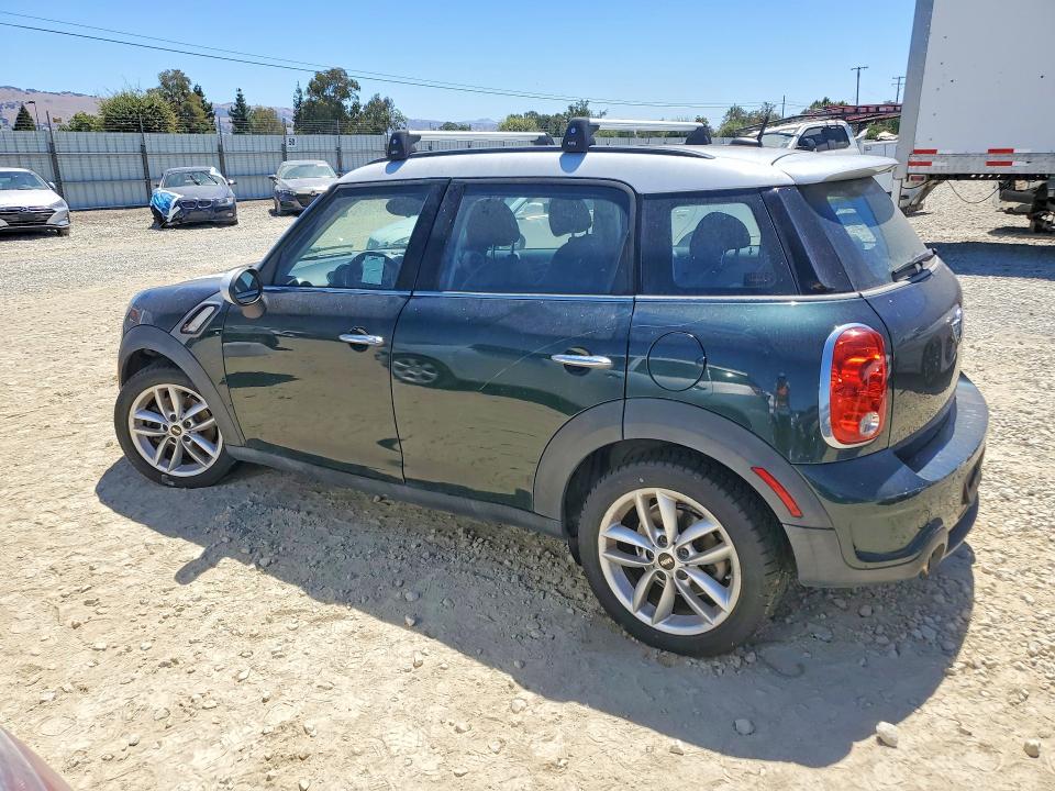 2012 Mini Cooper VIN WMWZC5C56CWL57409 COPART salvage auction — MECHANICAL, Ca - Dis/Dlr/Exp Only Clean Title, sold $600 on 2026-08-04 (photo 2)