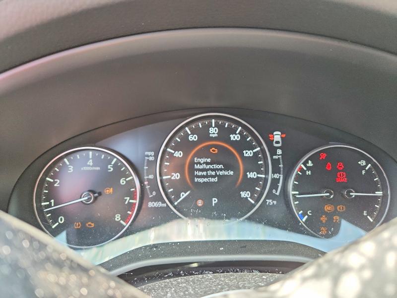 2025 Mazda 3 VIN JM1BPALM8S1752017 COPART salvage auction — HAIL, IL - SALVAGE CERTIFICATE, sold $6,250 on 2026-09-17 (photo 9)