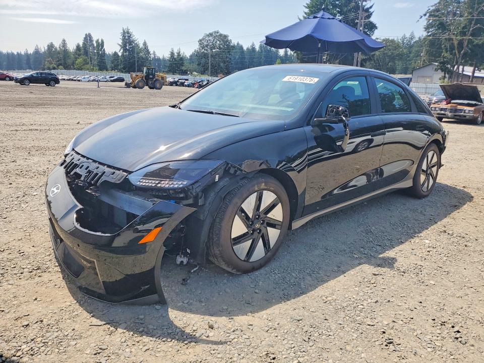 2025 Hyundai Ioniq 6 VIN KMHM24AC8SA098876 COPART salvage auction — REAR END, WA - BILL OF SALE, sold $9,900 on 2026-08-21 (photo 1)